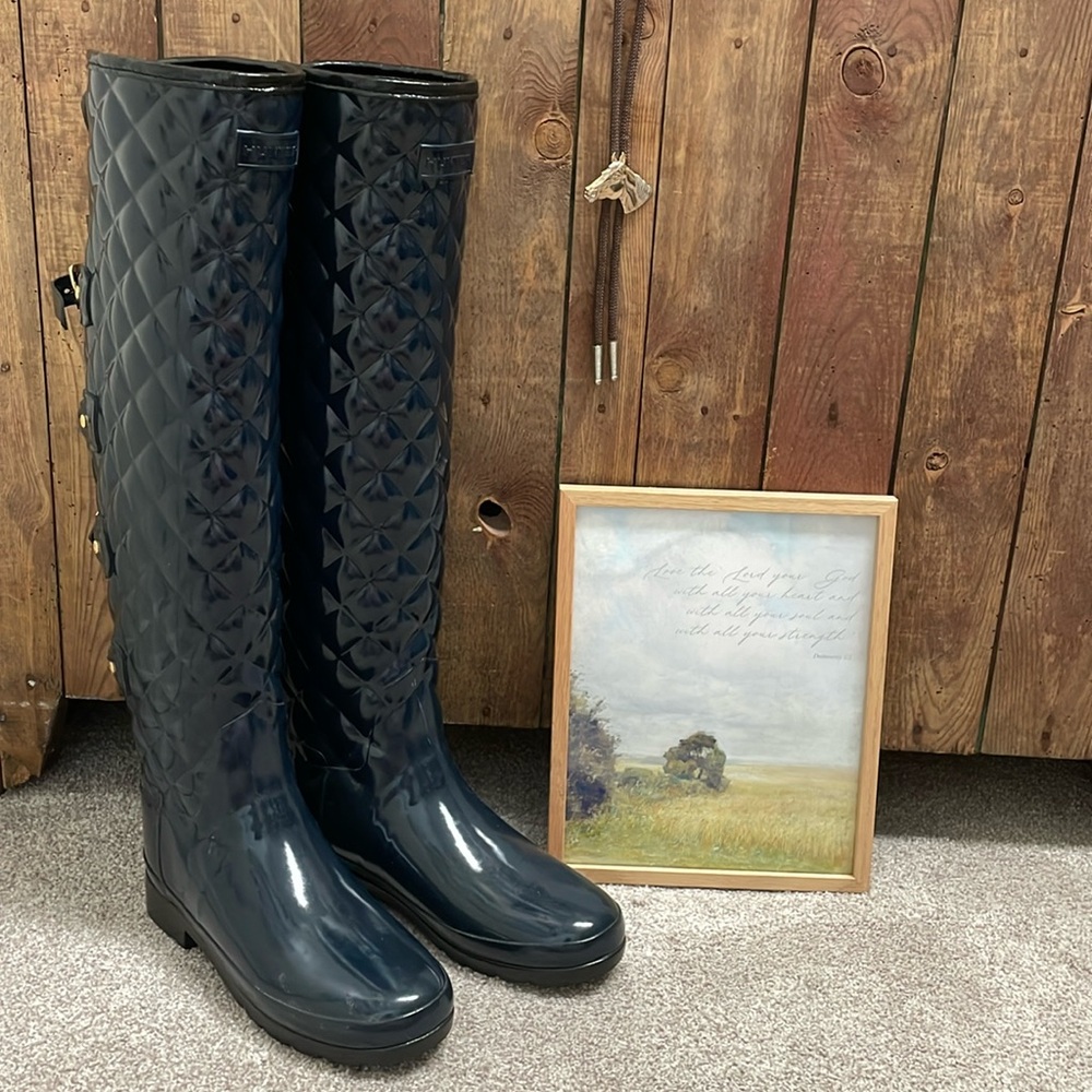 Hunter Over the Knee Rainboot NWOB